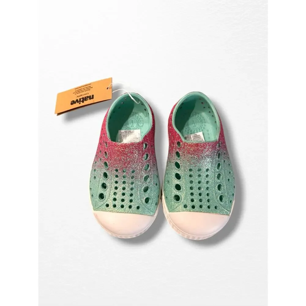 NWT Native Jefferson Bling Slip On Shoes, Size 4 Baby/Toddler